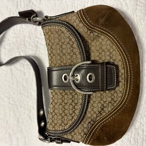 Coach cloth/suede , good condition, no stains